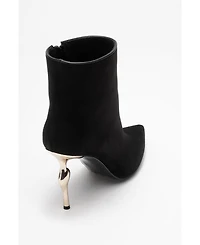 Prologue Shoes Crista Pointed Toe Bootie (Women)