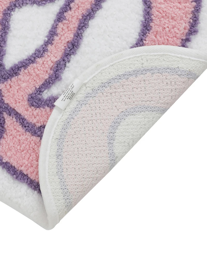 Vcny Home Bow Shaped Tufted Bath Rug, 18" x 27"