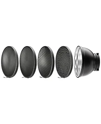 Westcott 55-Degree Wide Umbrella Reflector with Honeycomb Grids, Bowens-Mount, Silver/Black
