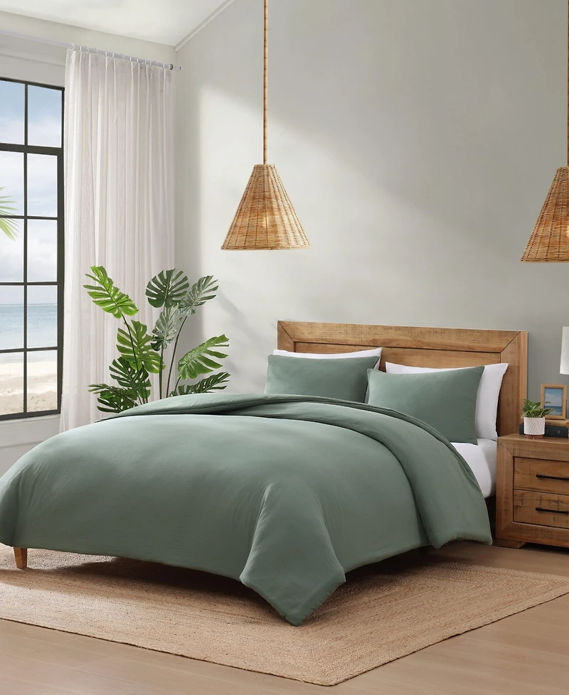 Tommy Bahama Paradisio Gauze Yarn Dyed 3-Pc. Comforter Set