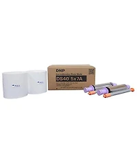 Dnp 2 Pack Dnp 2 x, 5x7" Media for DS40 Dye Sublimation Color Photo Printer, 230 Prints per Roll (920 Prints)