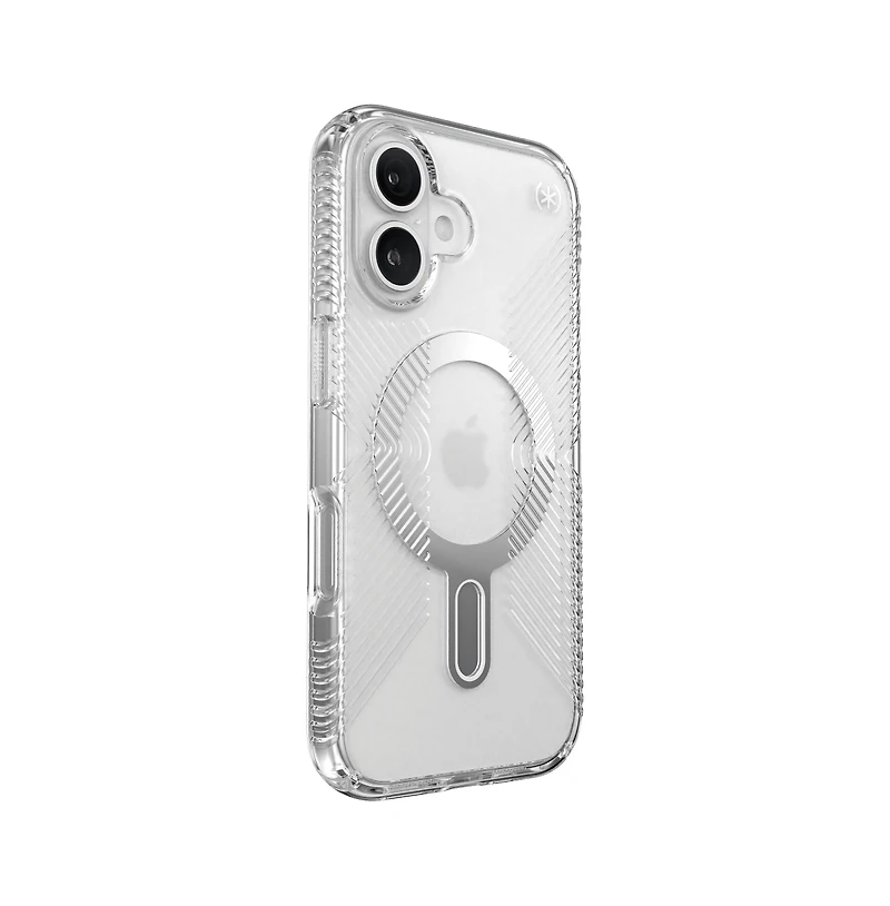 Speck Presidio Perfect Clear Grip Case with ClickLock for Apple iPhone 16