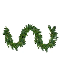 Northlight 9' Pre-Lit Mixed Rosemary Pine Artificial Christmas Garland