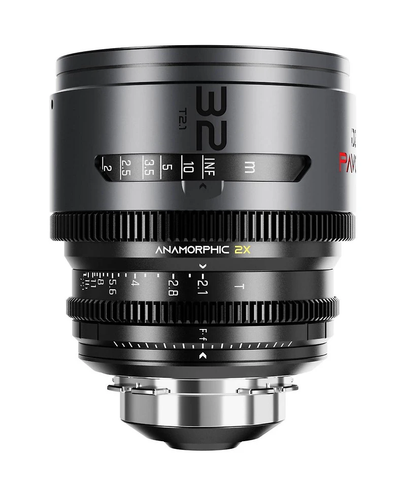Dzofilm DZOFilm Pavo 32mm T2.1 2x Anamorphic Prime Lens for Pl/Ef Mount, Neutral Coating (Feet)