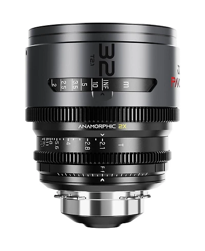 Dzofilm DZOFilm Pavo 32mm T2.1 2x Anamorphic Prime Lens for Pl/Ef Mount, Neutral Coating (Feet)