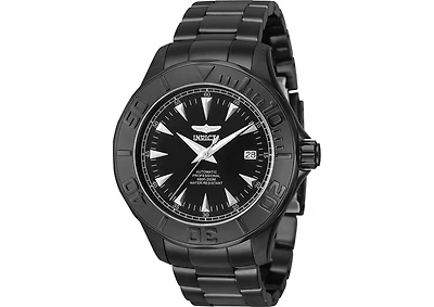Invicta Men's Signature Automatic 3 Hand Black Dial Watch