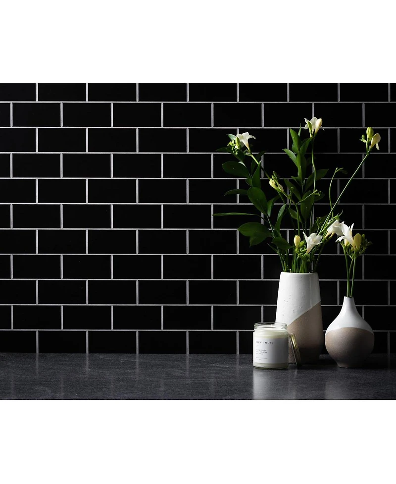 V-flat World Duo Board Double Sided Surface Board/Ebony Subway Tile