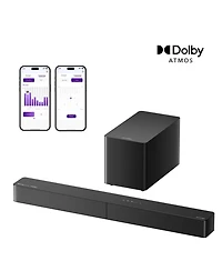 Ultimea Poseidon M60 Boom 5.1ch Dolby Atmos Sound System, 340W Peak Power, 5 Full-Range Drivers, Wired Subwoofer