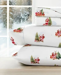 ienjoy Home Holiday Pattern 4-Pc. Sheet Set