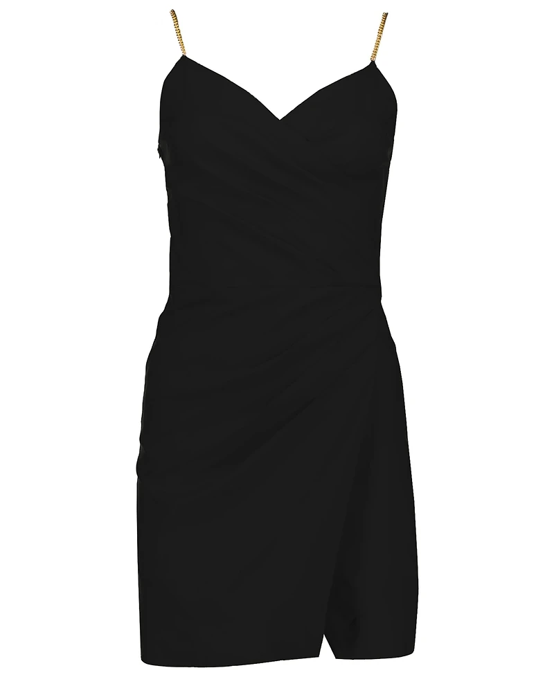 Bishop + Young Women's Malone Faux Wrap Mini Dress