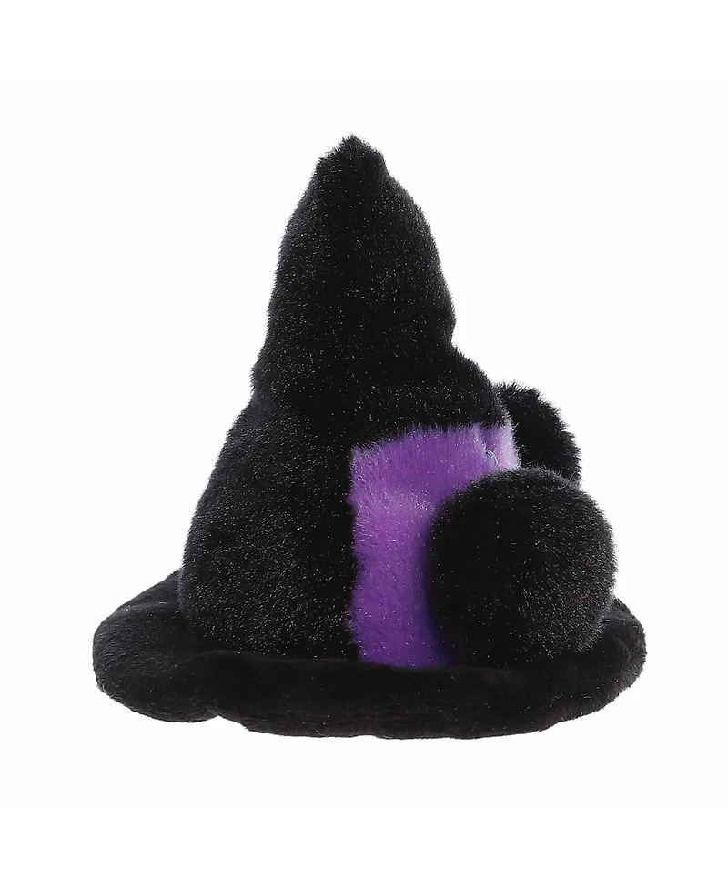 Aurora Mini Rowena Witch Hat Palm Pals Spooky Plush Toy Black 4"