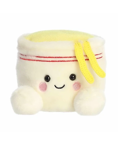 Aurora Mini Dashi Cup Noodles Palm Pals Adorable Plush Toy White 5"