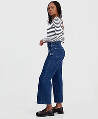 Guess Women's Alina Wide-Leg Sailor Jeans