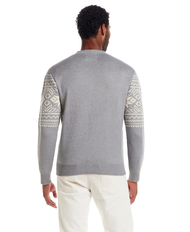 Weatherproof Vintage Men's Snowflake Crewneck Sweater