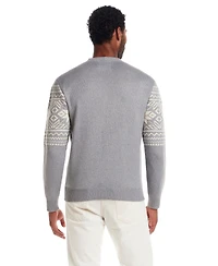 Weatherproof Vintage Men's Snowflake Crewneck Sweater