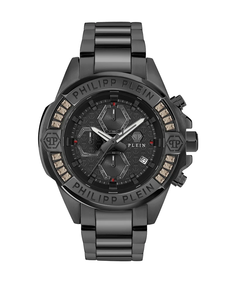 Philipp Plein Men's Black Stainless Steel Watch