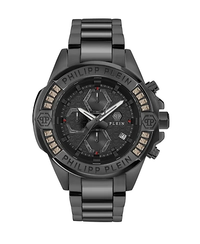 Philipp Plein Men's Black Stainless Steel Watch