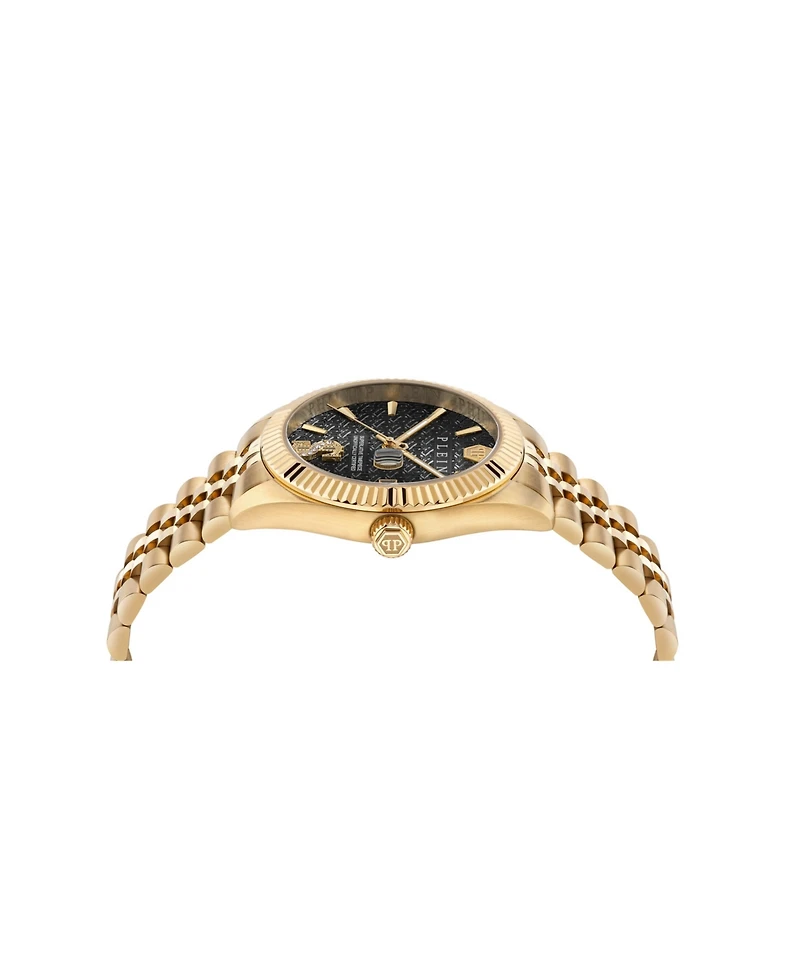 Philipp Plein Men's Black Stainless Steel Watch, 41mm