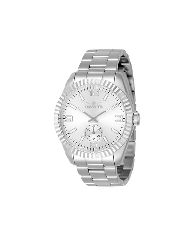 Invicta Men's 49356 Specialty Quartz Multifunction Silver Dial Watch