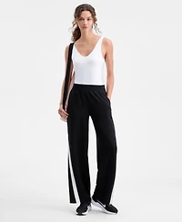 Id Ideology Women's Wide-Leg Sweatpants, Macy's Exclusive
