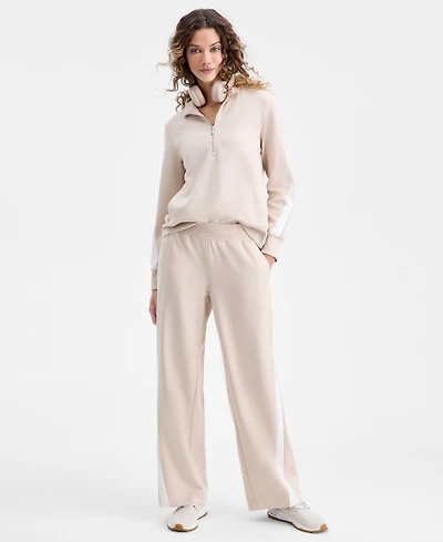 Id Ideology Women's Wide-Leg Sweatpants, Macy's Exclusive