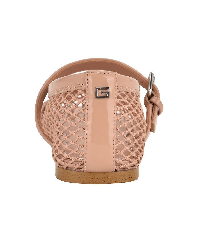 Guess Women's Paxey Mesh Mary Jane Flats