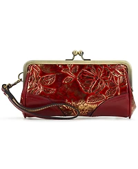 Patricia Nash Renna Bark Leaves Wristlet
