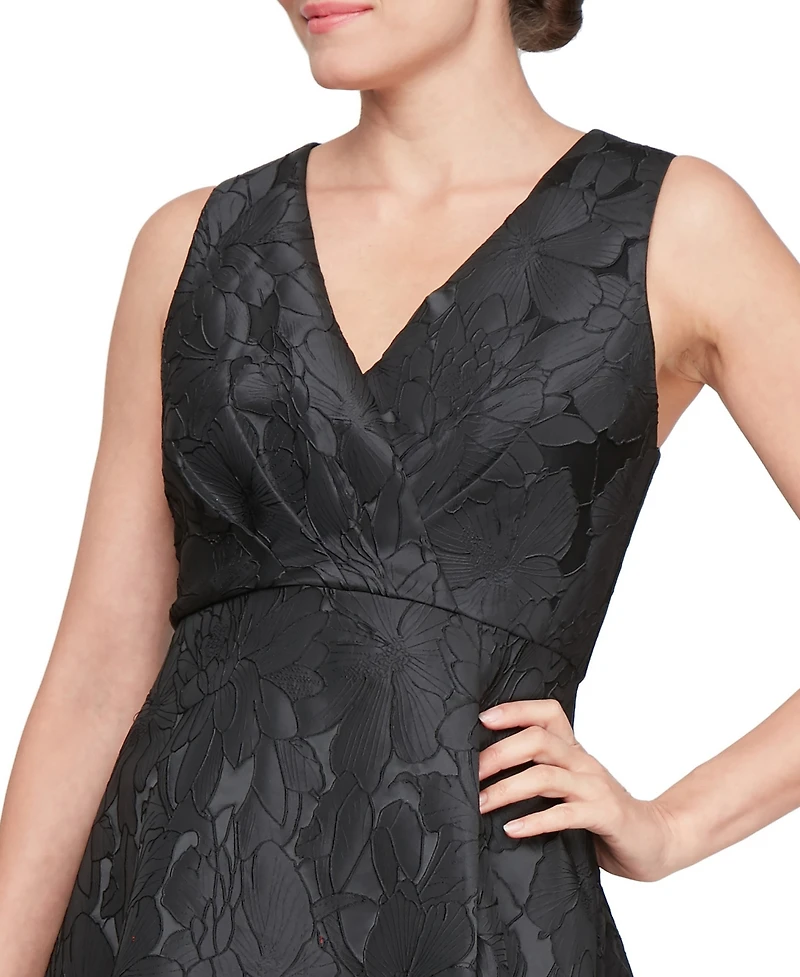Sl Fashions Petite Sleeveless High Low Dress