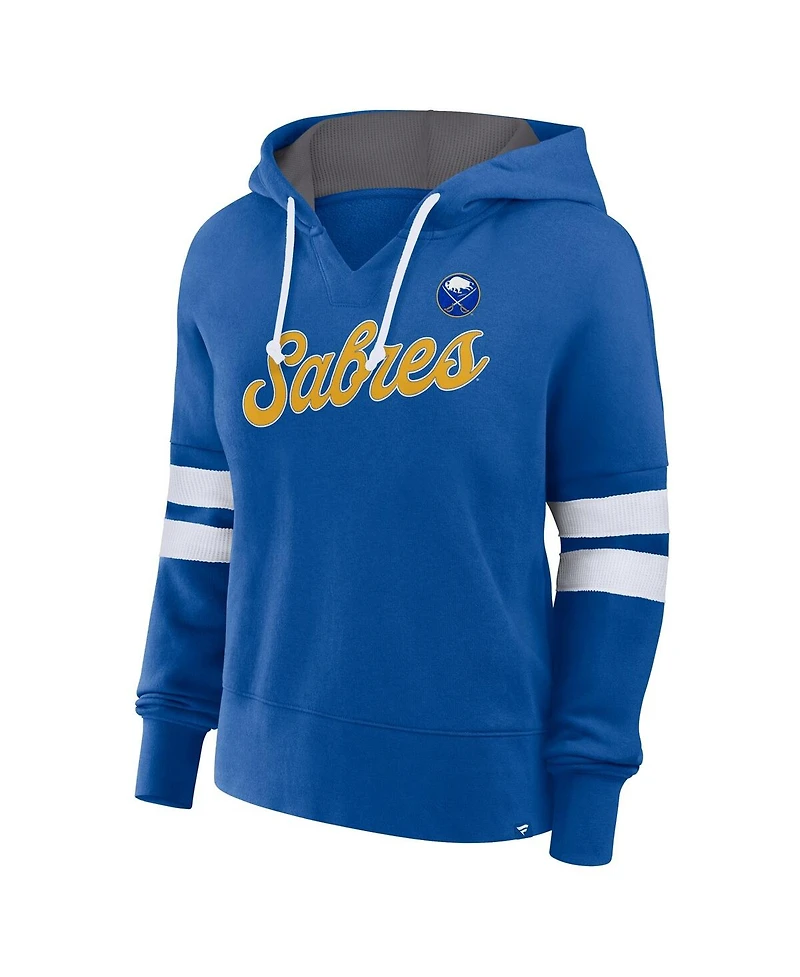 Fanatics Women's Royal Buffalo Sabres Oversized Seize Pullover Hoodie