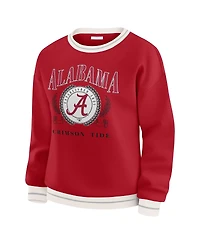 Wear by Erin Andrews Women's Crimson Alabama Tide Seal Sweatshirt