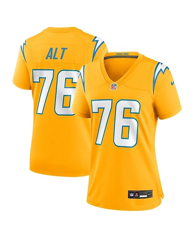 Nike Women's Joe Alt Gold Los Angeles Chargers Alternate Charger Power Game Jersey