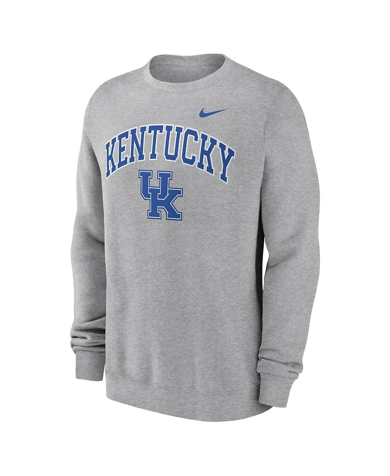 Nike Men's Gray Kentucky Wildcats Arch Pullover Sweatshirt