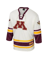 Colosseum Men's Cream Minnesota Golden Gophers Puck Proud Fashion Hockey Jersey