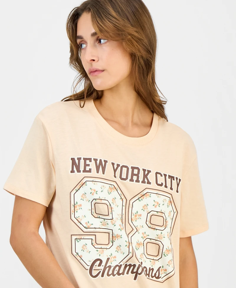 Self Esteem Juniors' Nyc Champs 98 Crewneck Tee