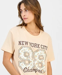 Self Esteem Juniors' Nyc Champs 98 Crewneck Tee