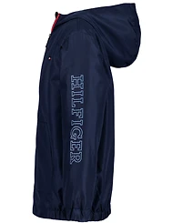 Tommy Hilfiger Boys 8-20 Full Zip Hooded Windbreaker Jacket