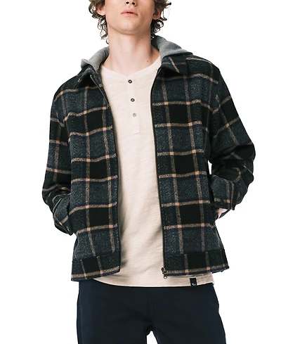 Buffalo David Bitton Men's Jude Hooded Boxy Jacket