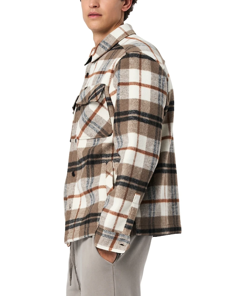 Buffalo David Bitton Men's Jace Plaid Button front Shacket