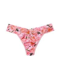 Hanky Panky Women's Printed Signature Lace Original Rise Thong Underwear