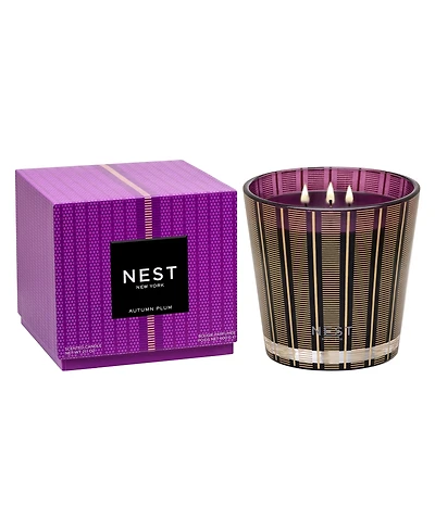 Nest New York Plum and Cinnamon Fragrance 3-Wick Candle, 21.2 oz.