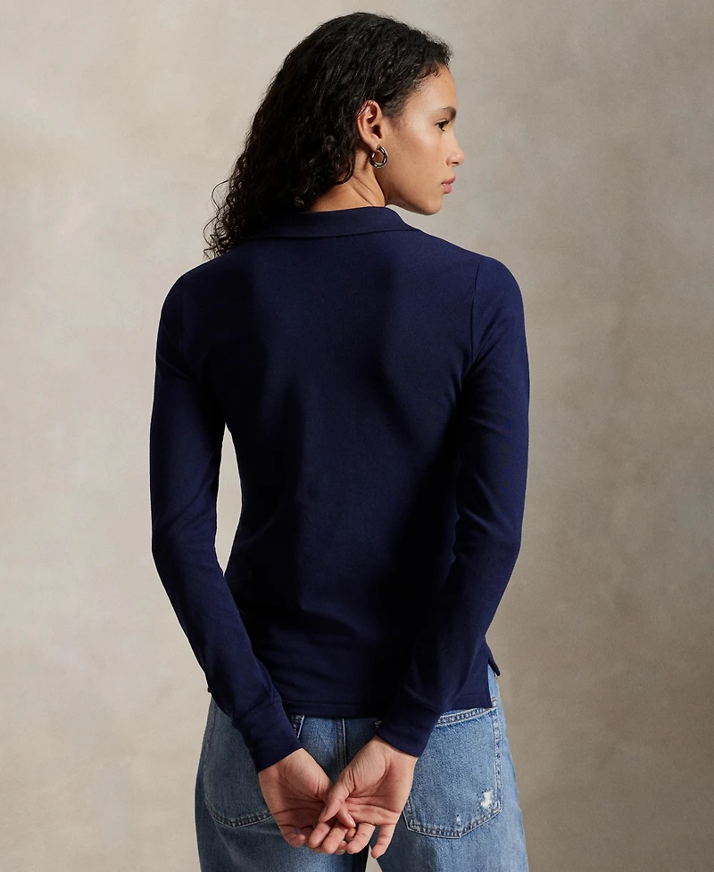 Polo Ralph Lauren Women's Collar Long Sleeves Top