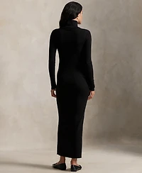 Polo Ralph Lauren Women's Ribbed Turtleneck Dress