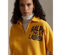 Polo Ralph Lauren Women's Logo Fleece Quarter-Zip Sweatshirt