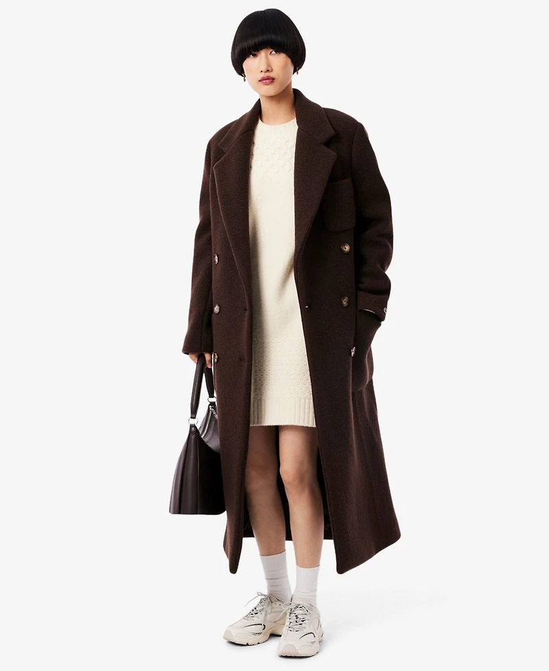 Lacoste Usa Women's Oversized Knit Sweater