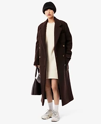 Lacoste Usa Women's Oversized Knit Sweater