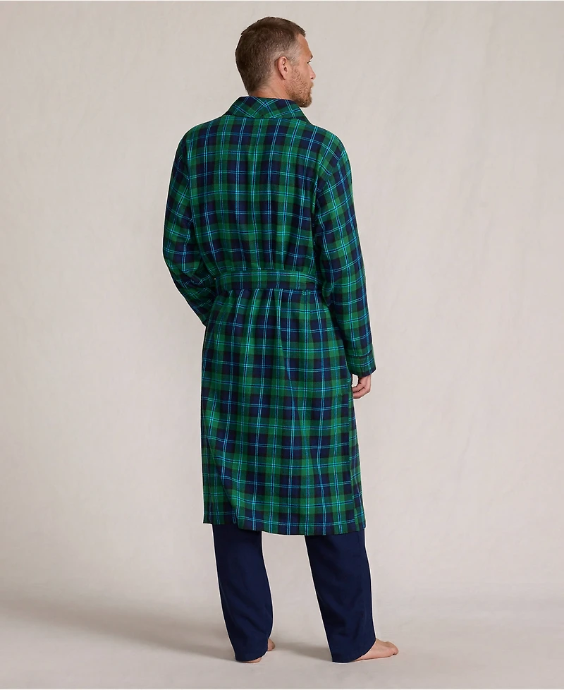 Lands' End Men's Flannel Robe