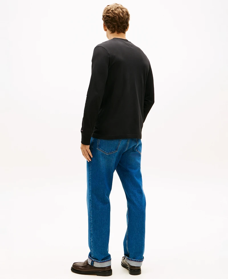 Tommy Hilfiger Men's Brand Love Long Sleeves T-Shirt