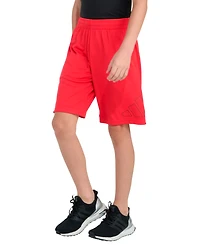 adidas Boys 8-20 Elastic Waistband Essentials Big Logo Shorts