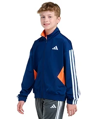 adidas Boys 8-20 Long-Sleeve Sport Block Jacket