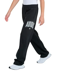 adidas Boys 8-20 Elastic Waistband Collegiate Fleece Pants